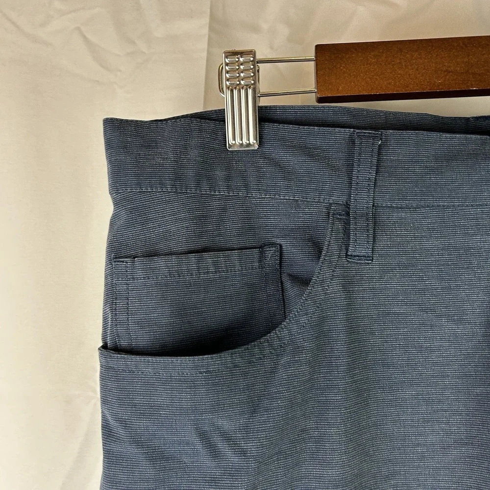 Travis Mathew Pants Mens 34x31 Blue Performance 5-Pocket Golf Stretch IMQ534‎